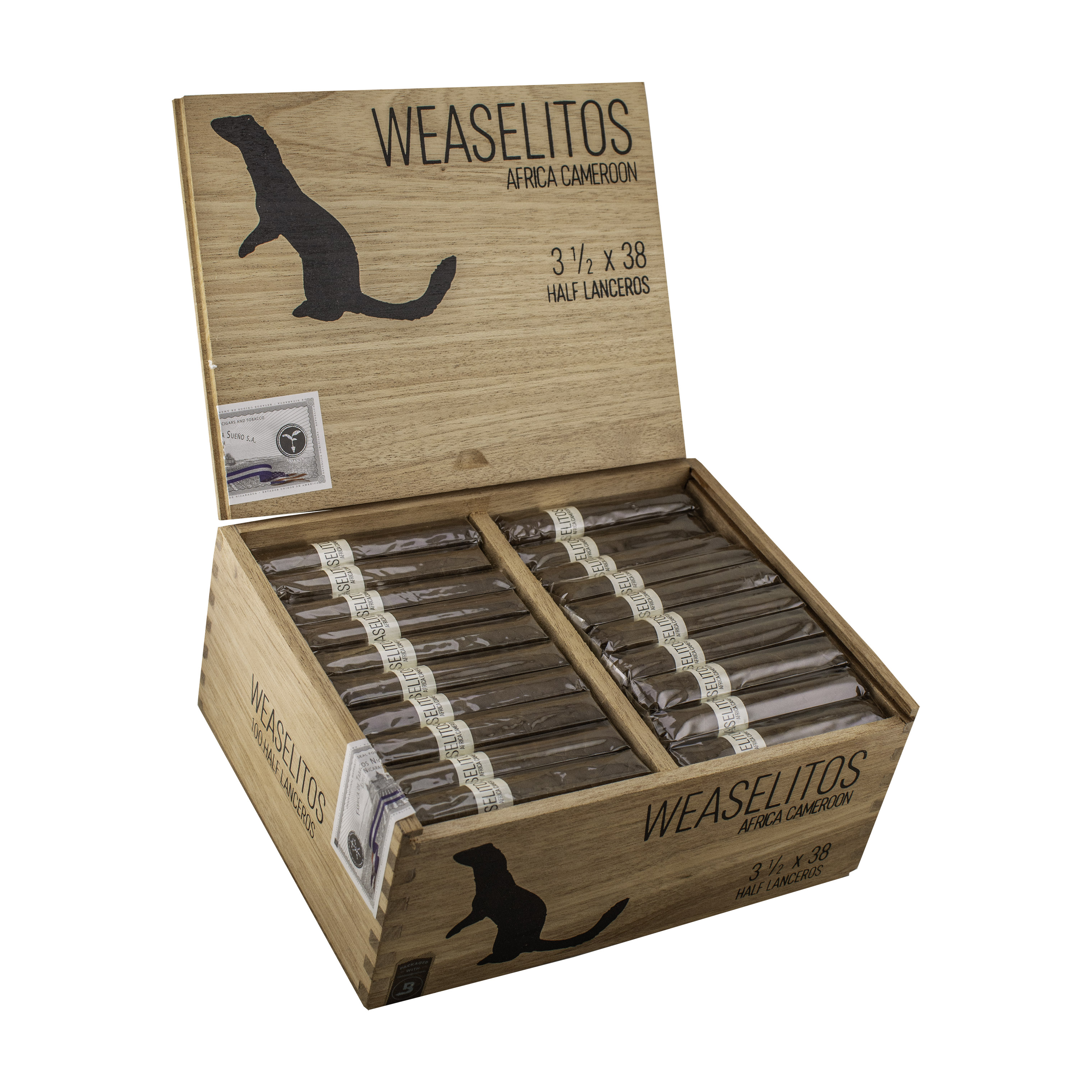 RoMa Craft Baka African Cameroon Weaselito Cigar - Box